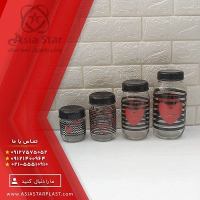 بانکه بلوری طرح قلب - فروش عمده