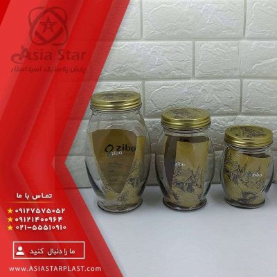 بانکه بلوری ژیلوس در سه سایز مختلف