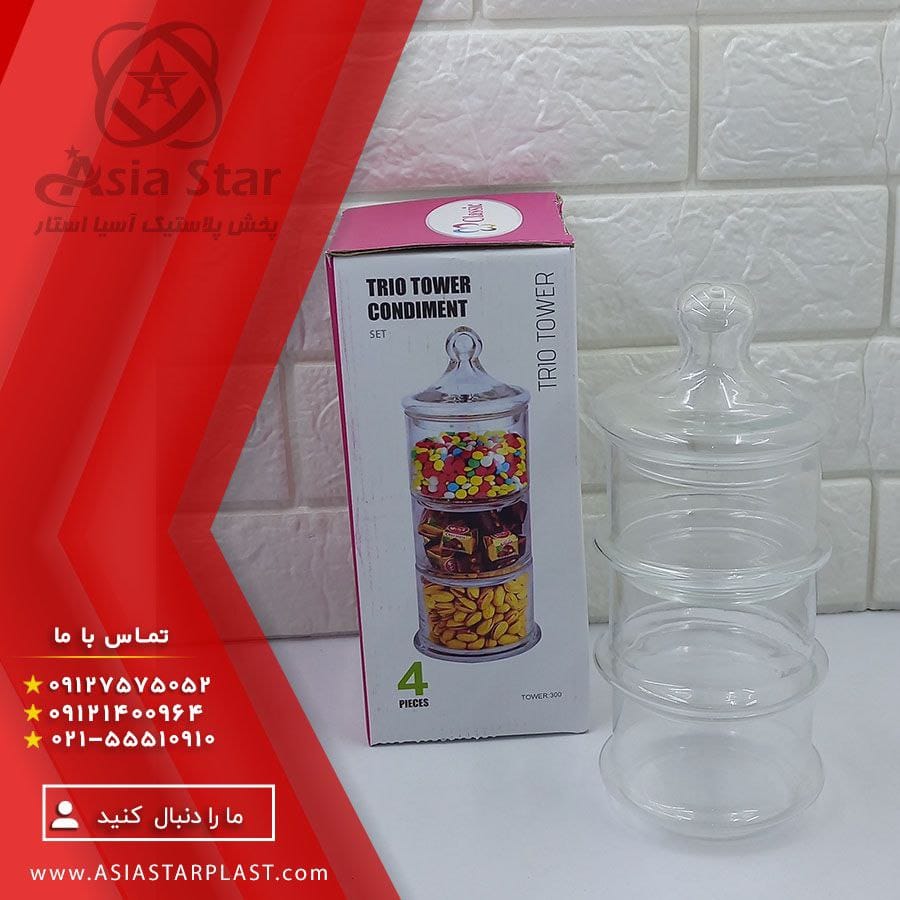 فروش عمده برج شکلات ۳ طبقه - پخش آسیا استار