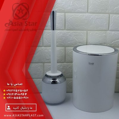 سطل و فرچه ۲ جداره لیمون مدل رمانتیک با کیفیت عالی