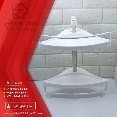 کنج حمام سفید در دو مدل 