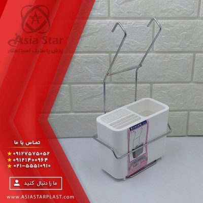 جا قاشقی آویز پایه استیل - پخش عمده