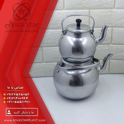 ست کتری و قوری طرح استیل - پخش عمده