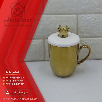 ماگ تاجدار با طراحی زیبا