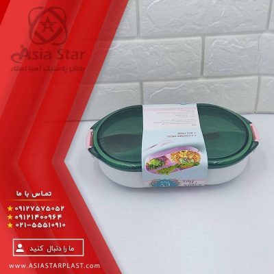 ظرف غذا سه خانه EV Style با رنگبندی متنوع