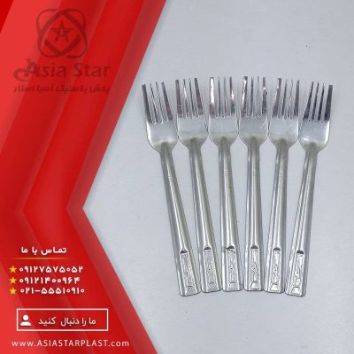قاشق و چنگال طرح هخامنش با طراحی زیبا