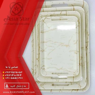سینی گرانیتی طرح سنگ در چهار سایز