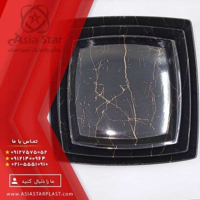 سینی مربع گرانیتی - مجموعه پخش پلاستیک آسیا استار