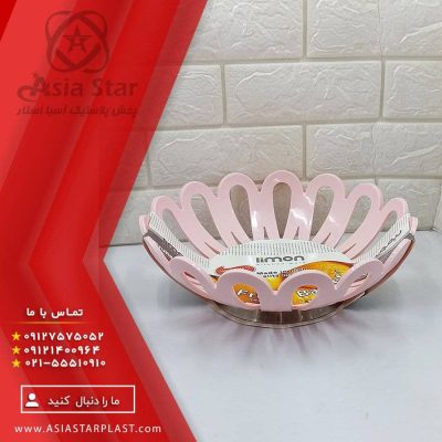 سبد میوه پایه استیل لیمون - پخش پلاستیک آسیا استار