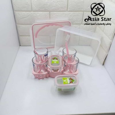 سرویس چای خوری هوم کت مدل دلنار - پخش پلاستیک آسیا استار
