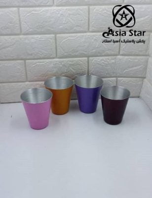 لیوان یخ رنگی - پخش پلاستیک آسیا استار